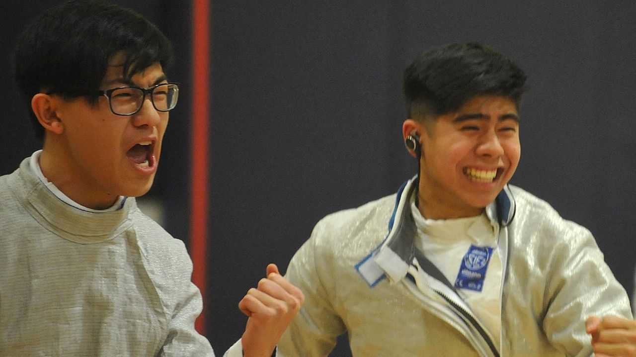 Long Island fencing championships: Jericho vs. Ward Melville - Newsday