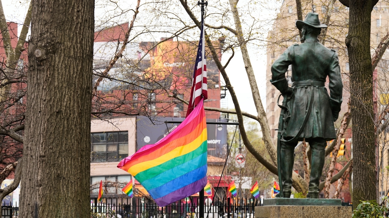 Trump administration agrees to return rainbow Pride flag to New York's Stonewall monument