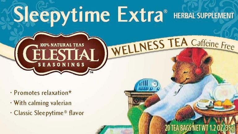 The brown bear appearing on boxes of Celestial Seasonings Sleepytime...