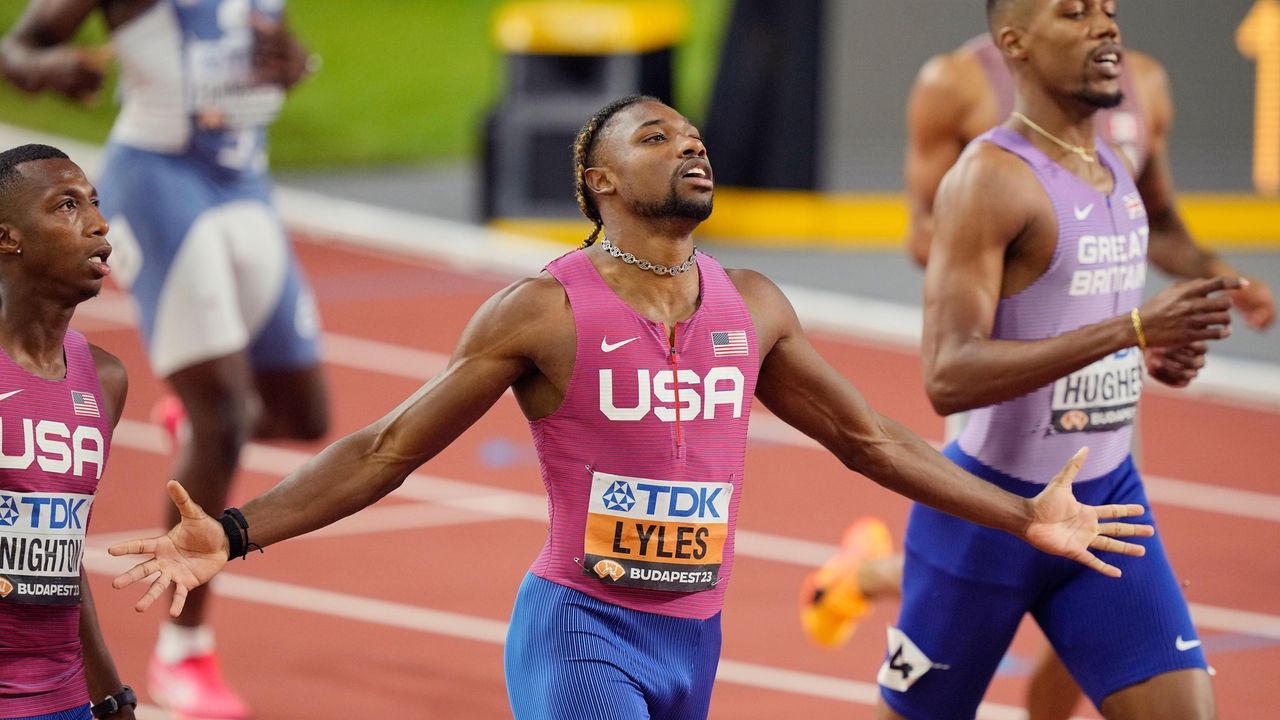 Noah Lyles wins 200meter world title and looks to a star at