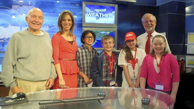 Kidsday visited the News 12 department and met with meteorologists...