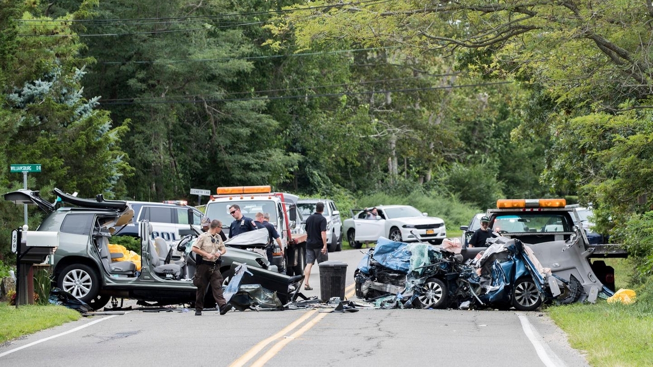 Massapequa man, dog killed in head-on collision, police say - Newsday