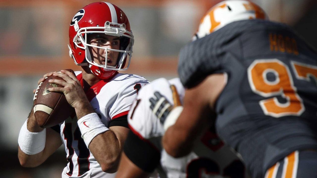 Aaron Murray sets career SEC passing yards record Newsday