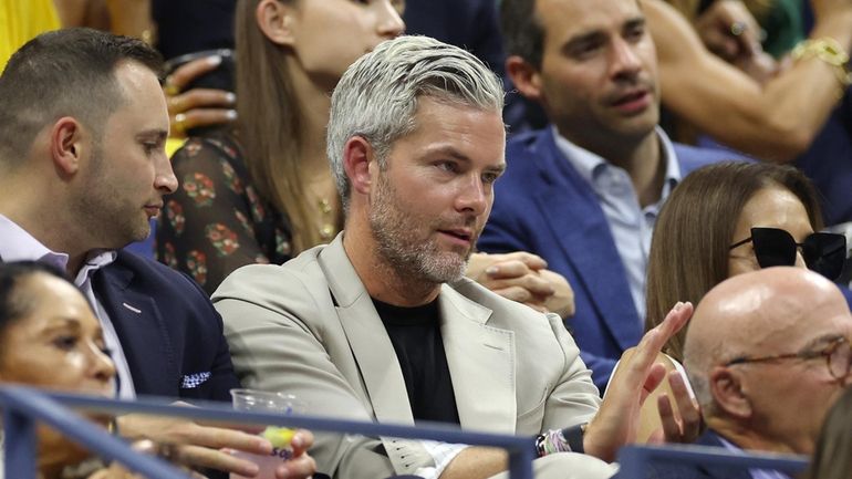 Real estate agent Ryan Serhant attends a women's singles match...