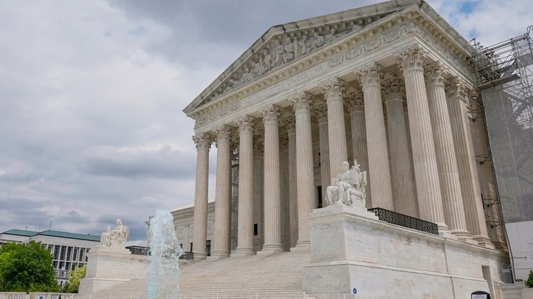 The U.S. Supreme Court is seen, April 25, 2024, in...