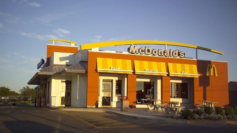 A McDonald's franchise is pictured in Barrow, Okla.