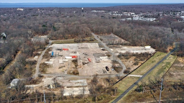 At the former Lawrence Aviation Industries property, part of the Setauket-Port...