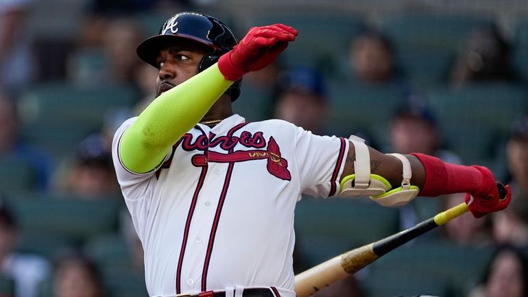 Ozuna homers twice as Braves tie HR record with 307 in 10-9 loss to  Nationals North News - Bally Sports