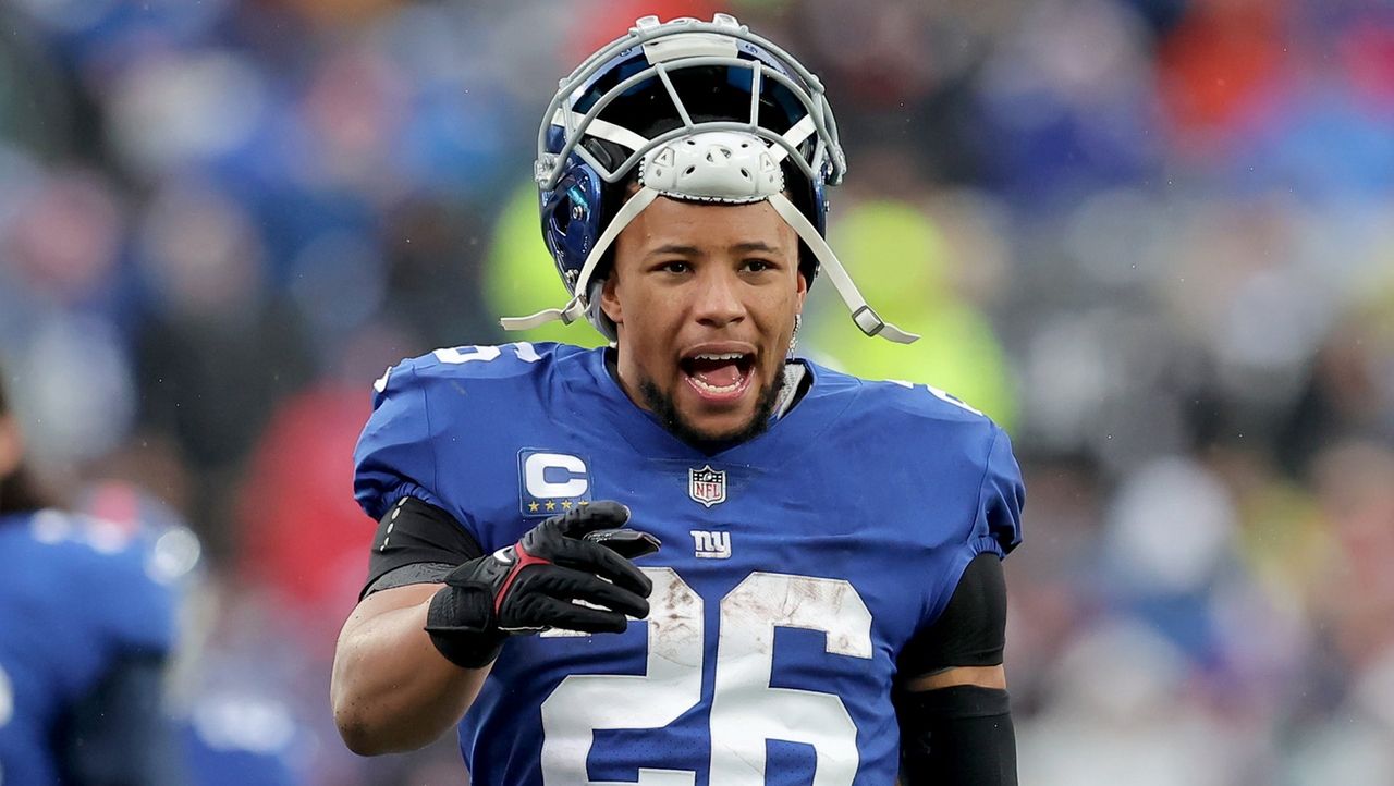 Giants running back Saquon Barkley (neck) to play vs. Eagles