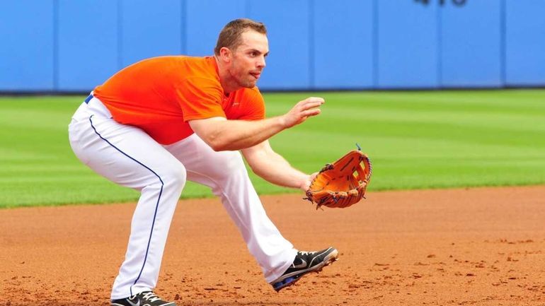 Mets third baseman David Wright during a spring training workout....