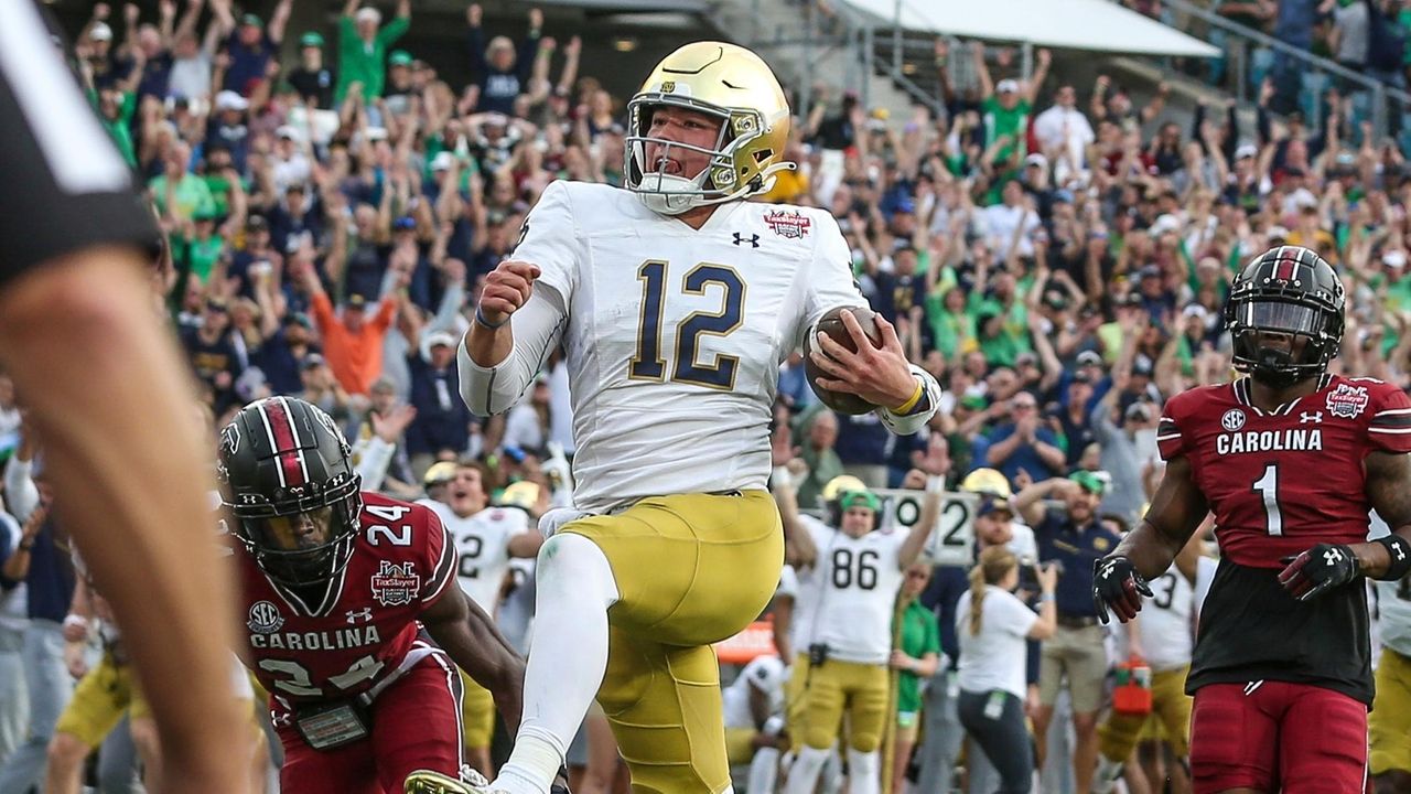 Tyler Buchner accounts for 5 TDs, Notre Dame wins Gator Bowl over South