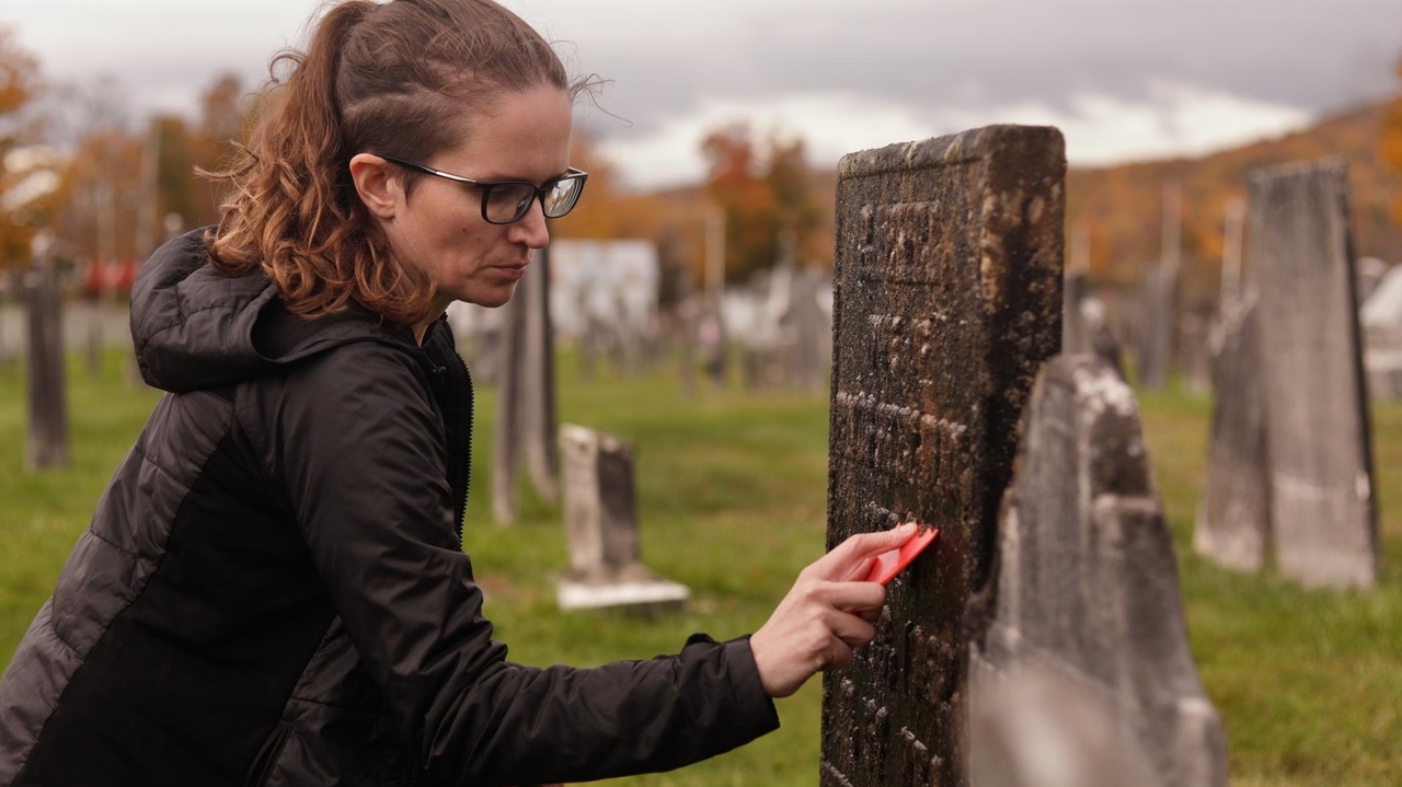 A Vermont woman scrubs grime from gravestones and researches who is ...
