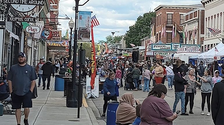 Indiana river towns Lawrenceburg and Aurora bookend small-town