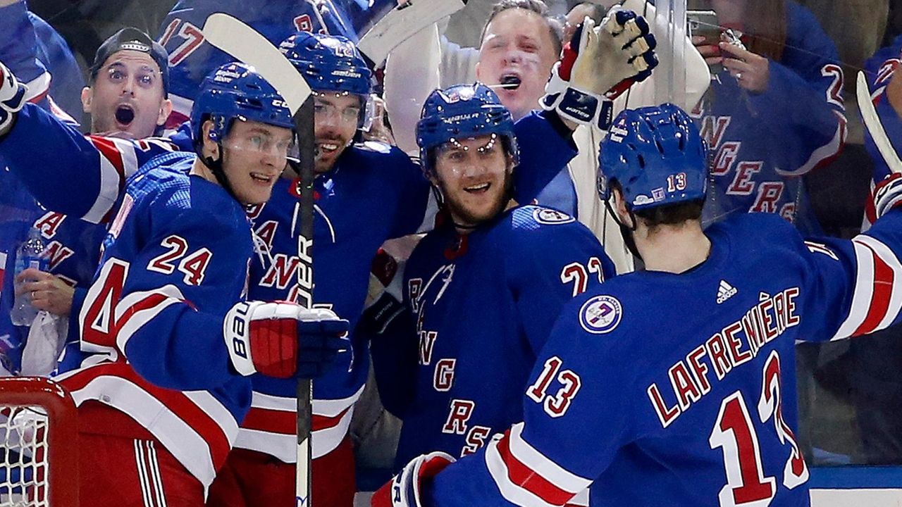 Kid Line, young defensemen show bright present and future for Rangers