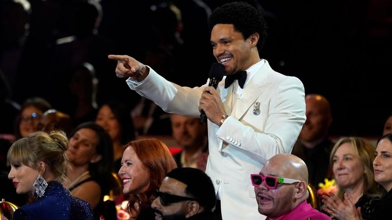 Trevor Noah hosts the 65th annual Grammy Awards on Feb....