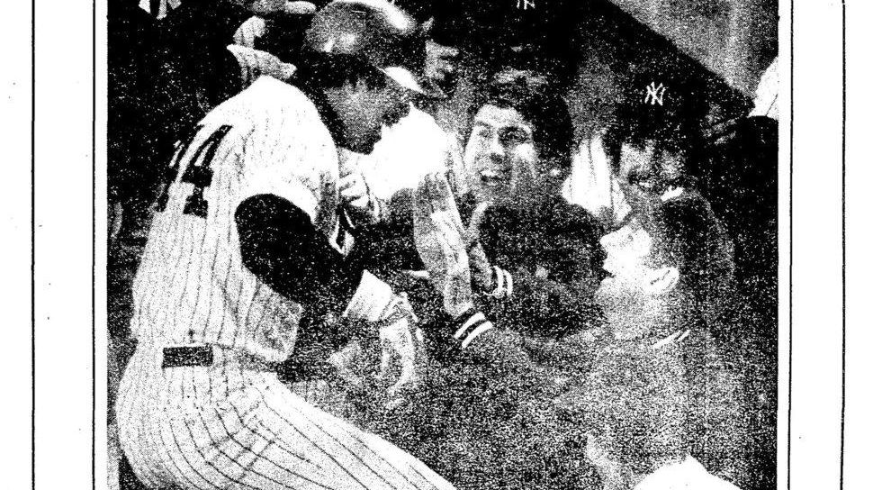 Stadium on X: #OTD in 1977, Reggie Jackson hit 3 home runs on 3 pitches to  lead the Yankees to a World Series title.  / X