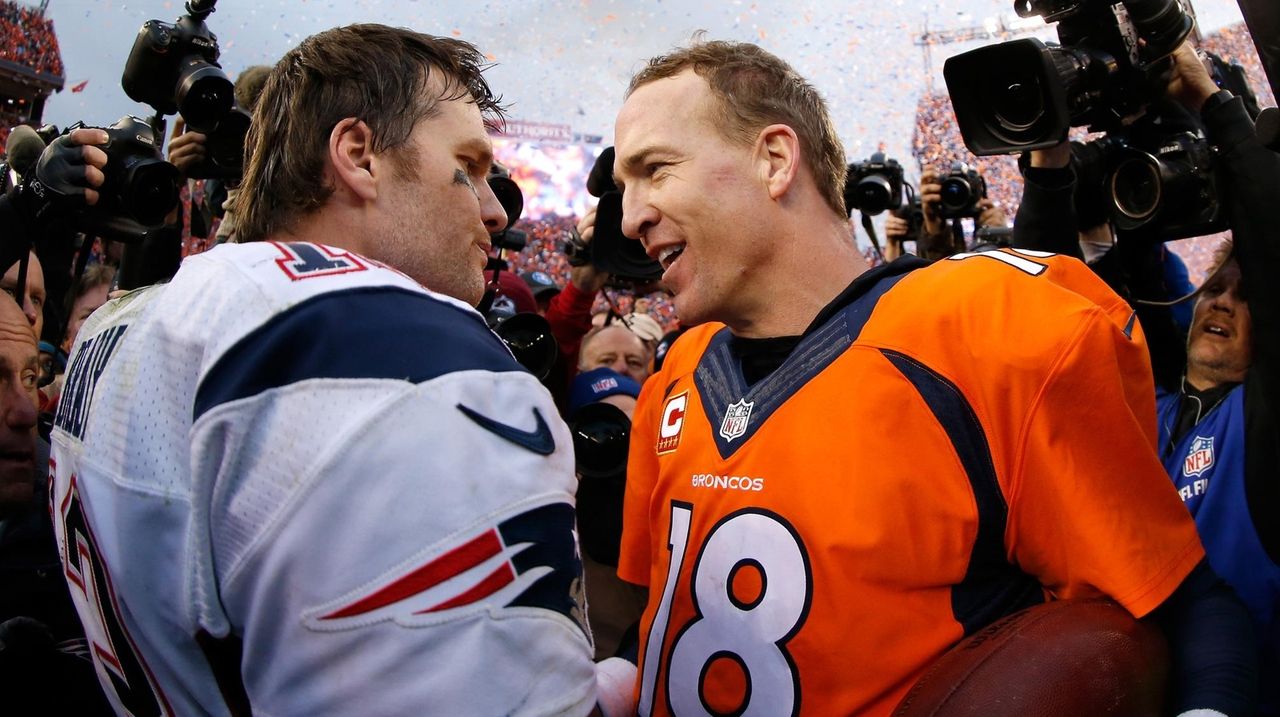 Fans check out the Broncos apparel including a section of Peyton News  Photo - Getty Images