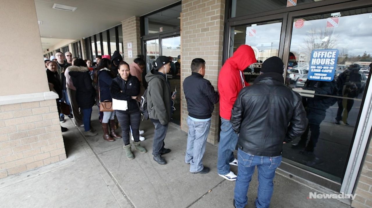 Long lines continue at DMV offices on Long Island Newsday