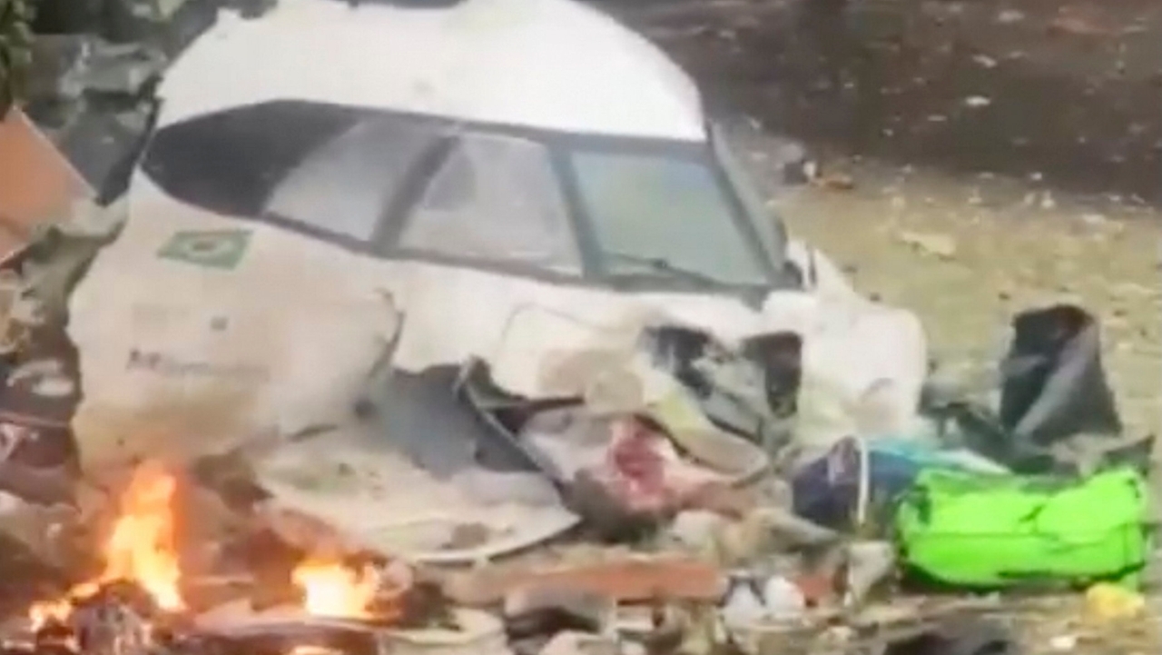 Plane carrying 61 people crashes in Brazil with no survivors, official ...