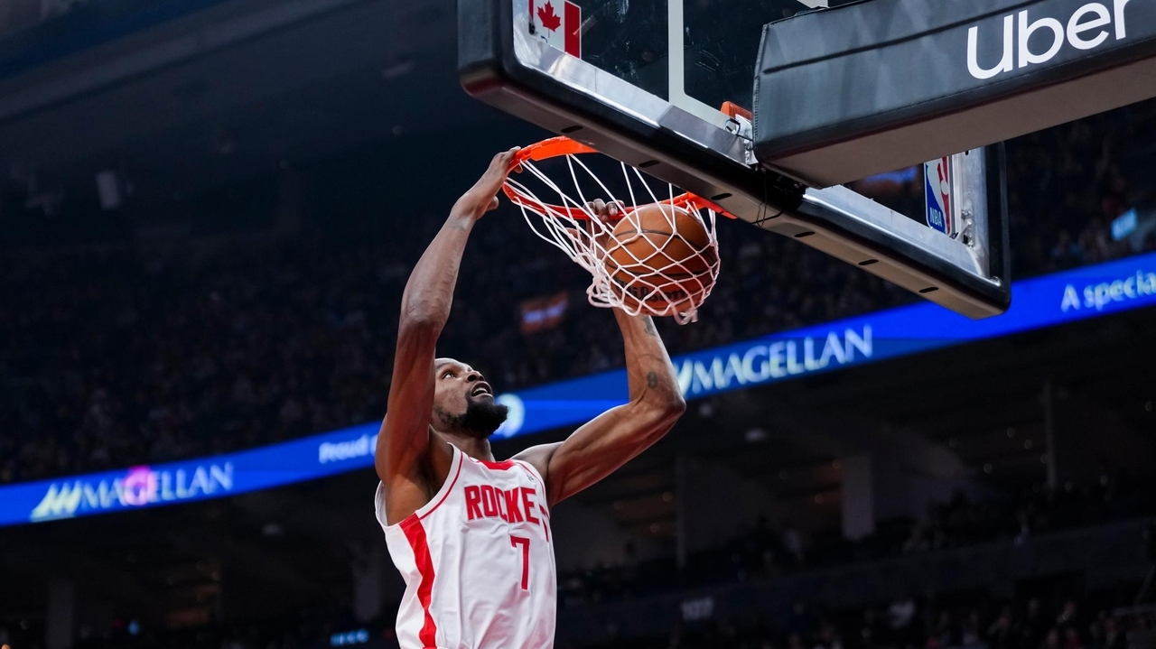 Kevin Durant scores 31 as Rockets thump struggling Raptors 139121 for