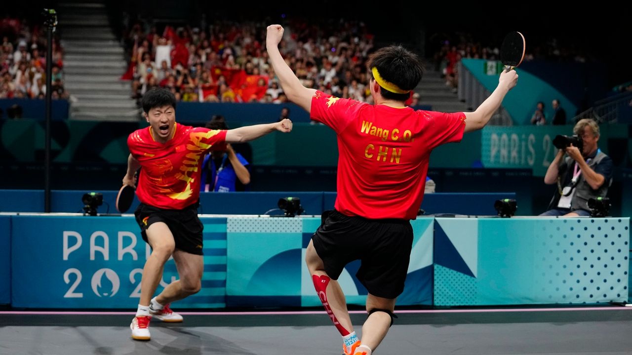 Table tennis player Ma Long makes history for China at Paris Games with