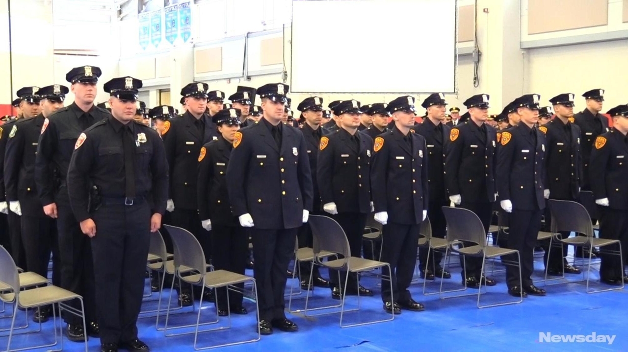 SCPD graduate — among dozens to join force — did if for dad - Newsday