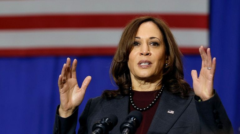 In an interview Sunday on CBS "Face the Nation," Vice President Kamala...