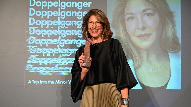 Naomi Klein, author of Doppelganger, is announced as the winner...