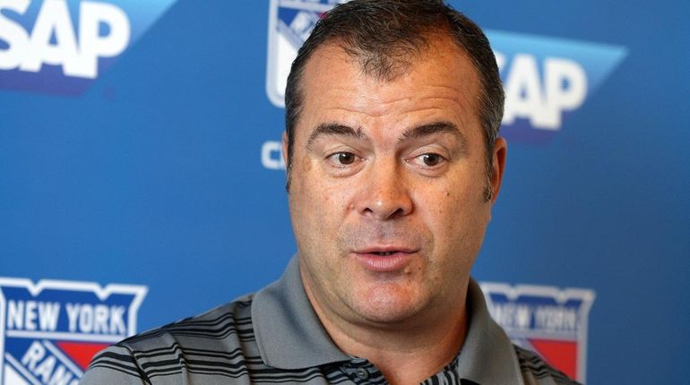 Rangers head coach Alain Vigneault discusses the start of training...