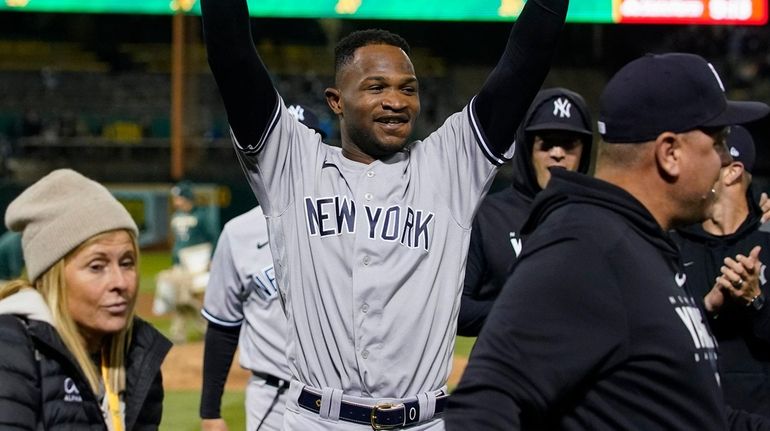 Yankees are doing mock interview dugout celebrations and they are