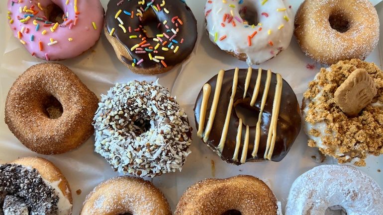 Doughnut assortment at the new Vice Doughnuts & Coffee in...