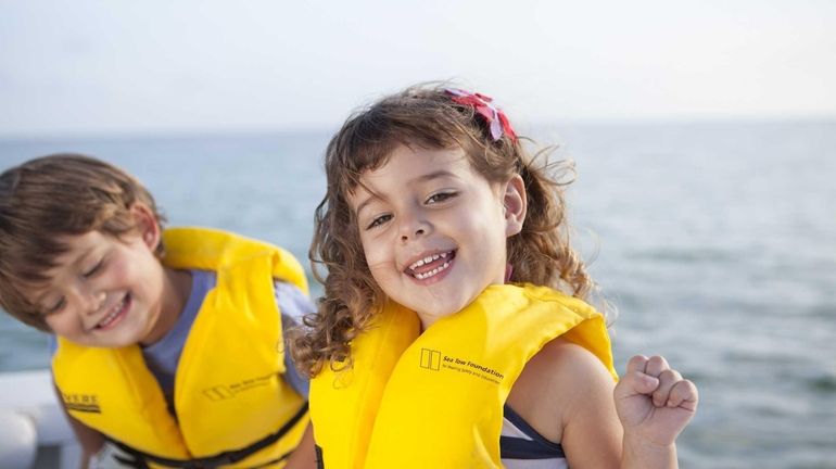 Make sure kids alway wear life jackets on boats.