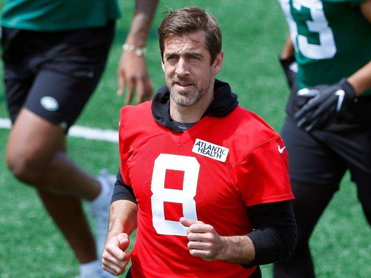 Aaron Rodgers says tweaked calf is not serious - Newsday