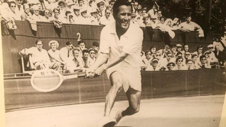 An undated photo of Pancho Segura, who won six U.S....