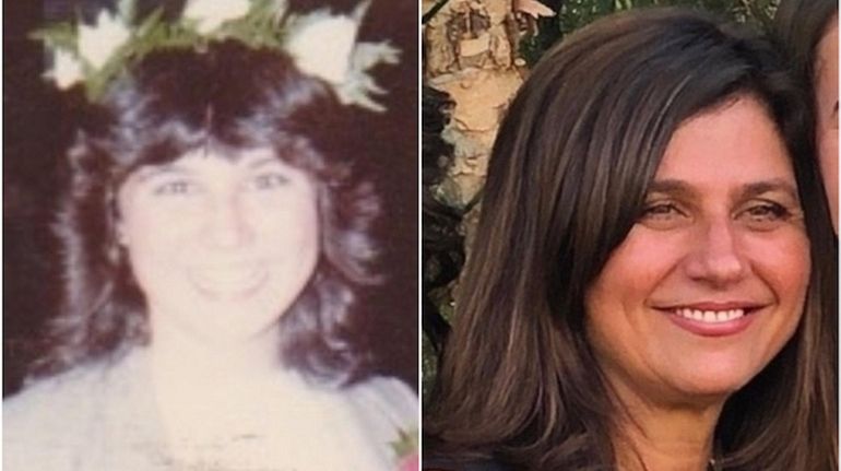 Patti Albano, then and now.