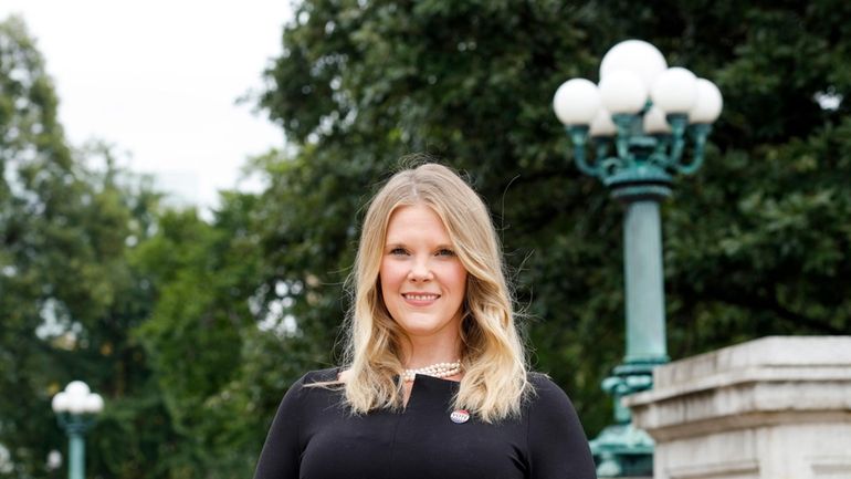 Wisconsin Elections Commission Administrator Meagan Wolfe poses for a photograph...