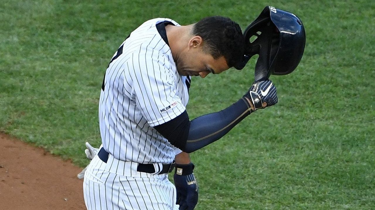 Giancarlo Stanton's outfield plan suspended again, Gary Sanchez returns to  Yankees lineup