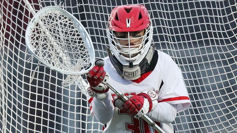 East Islip's Drew Walendowski follows the play in the third quarter...