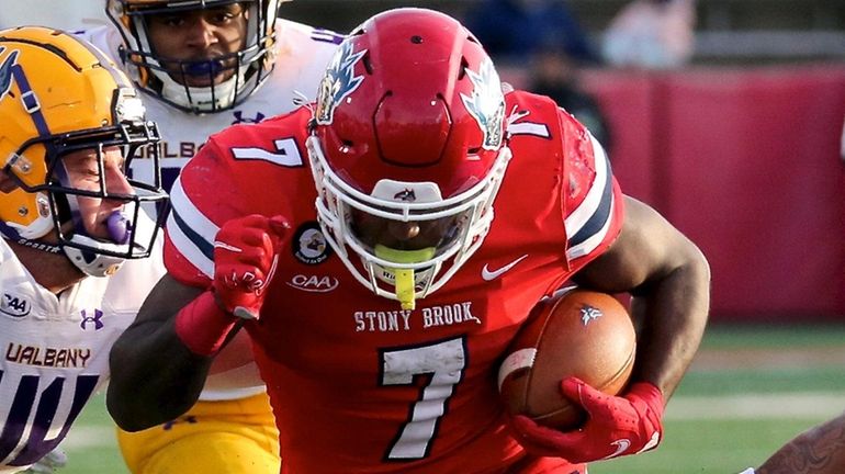 Stony Brook RB Ty Son Lawton ran for 1,088 yards and...