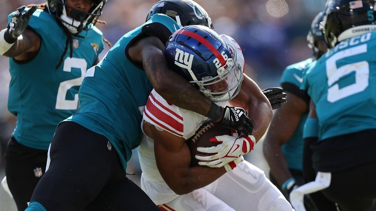 Giants ran same 'Power' play concept 8 straight times to beat Jags