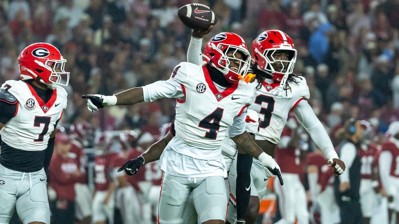 Georgia is in line to replace Texas at No. 1 in AP poll; LSU likely to fall out of top 10 after Kentucky's 35-34 overtime win