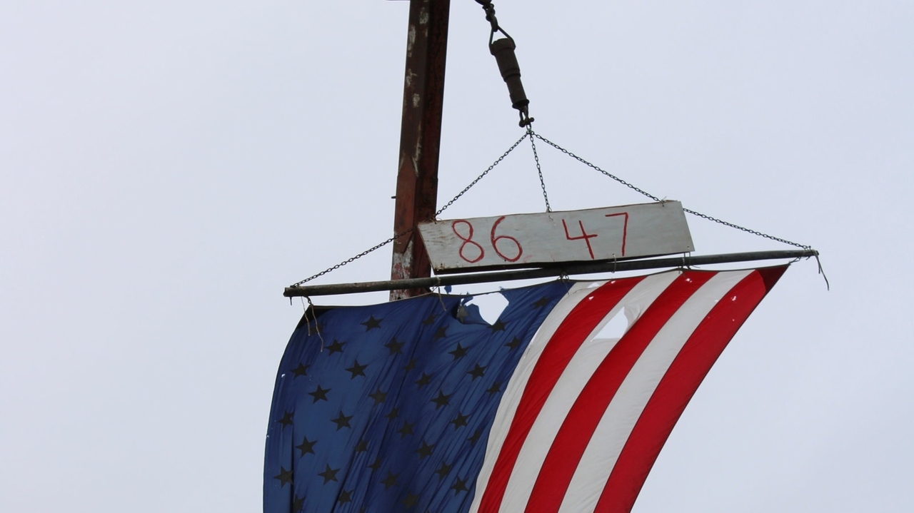 Mattituck farmer takes down '86 47' sign after Secret Service questions him