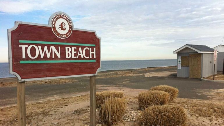 Town Beach is on North Road and overlooks the Long...