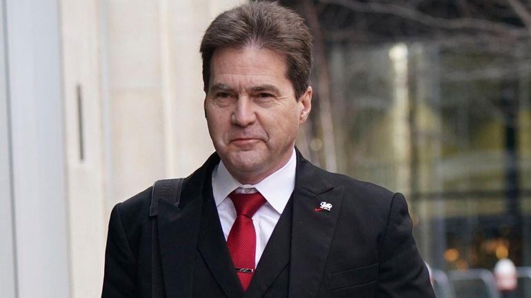 Craig Wright arrives at the Rolls Building in London for...