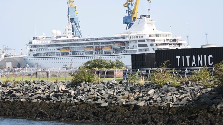 The Odyssey, a US cruise liner operated by Villa Vie...