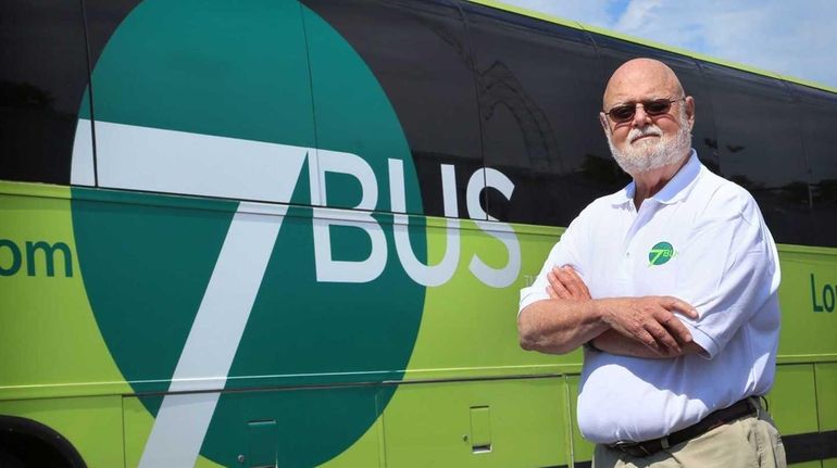 Bill Schoolman, owner and CEO of 7BUS, the Long Island...