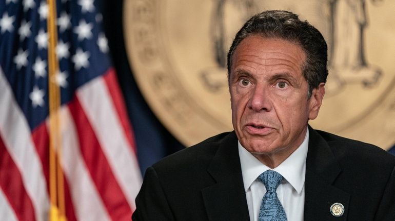 Gov. Andrew M. Cuomo speaks in Albany in July.