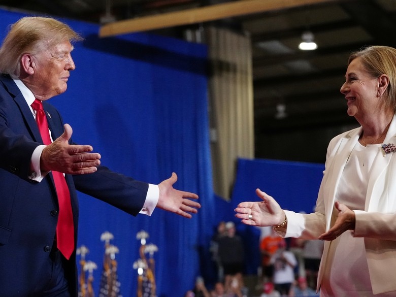 Trump brings a last-minute rally boost to Darline Graham in South ...
