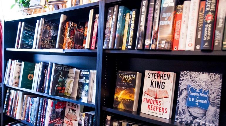 Best-sellers on display at Turn of the Corkscrew bookstore in...