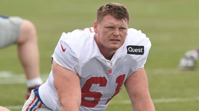 Giants rookie center John Michael Schmitz has 'that animal' in him